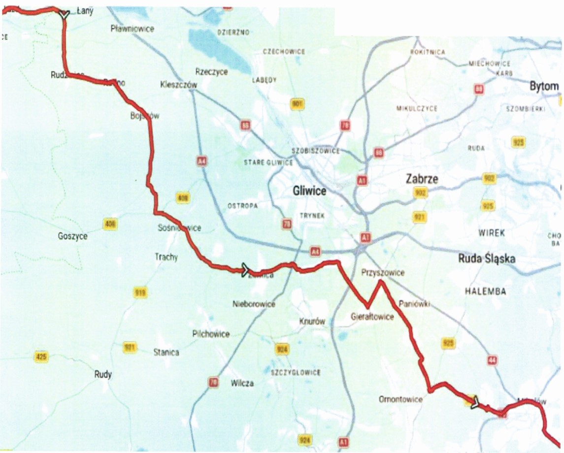 mapa na stronkę